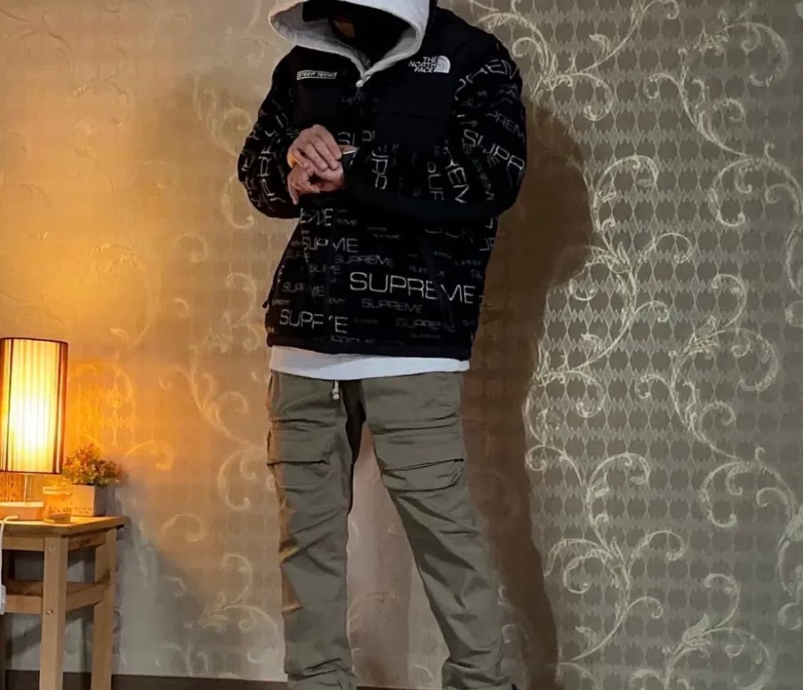 M)슈프림 노스페이스 스팁 테크플리스 자켓 블랙 -21FW 상품이미지3