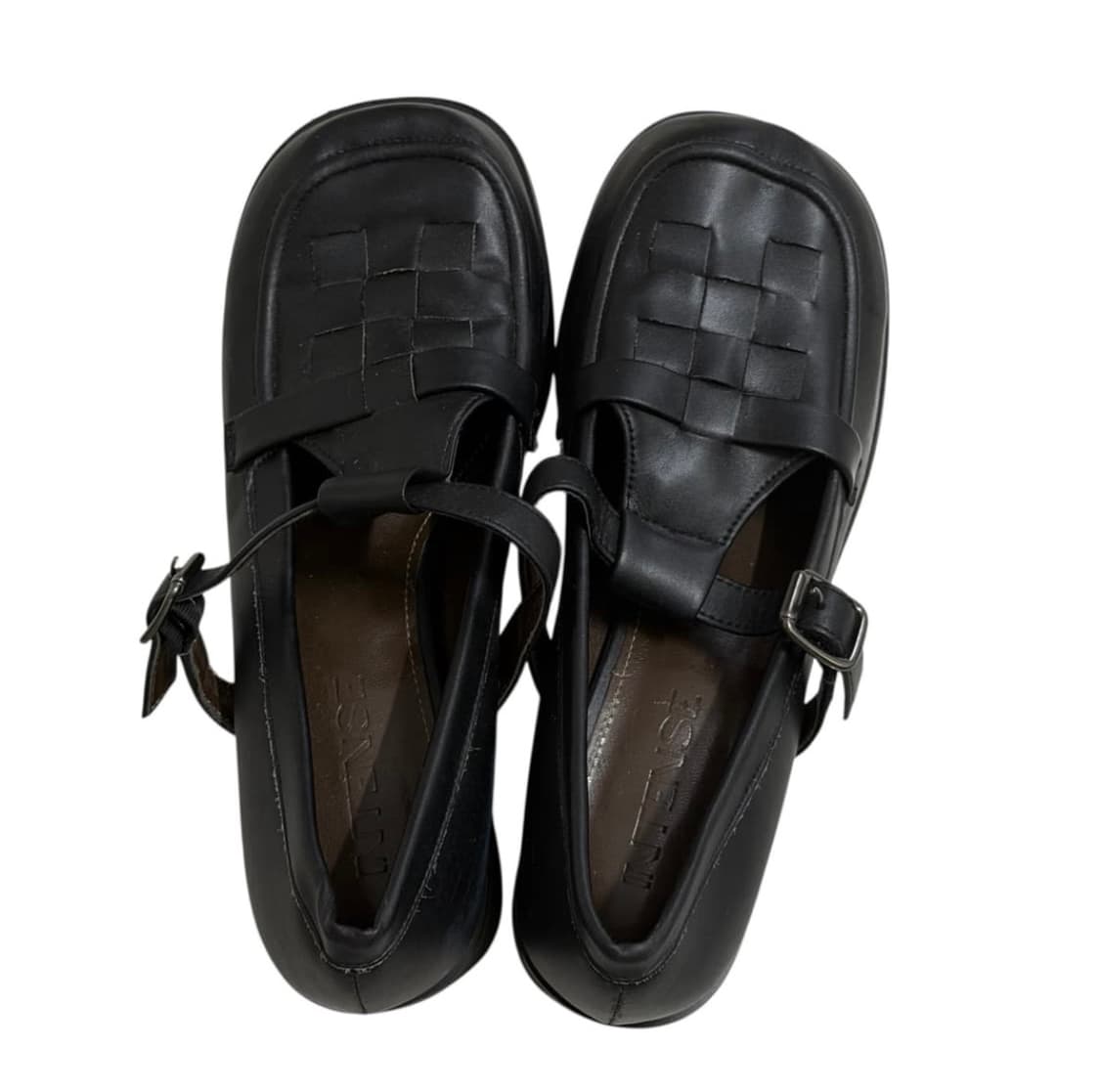 INTENSE 스퀘어 토 위빙 메리 제인 상품이미지4