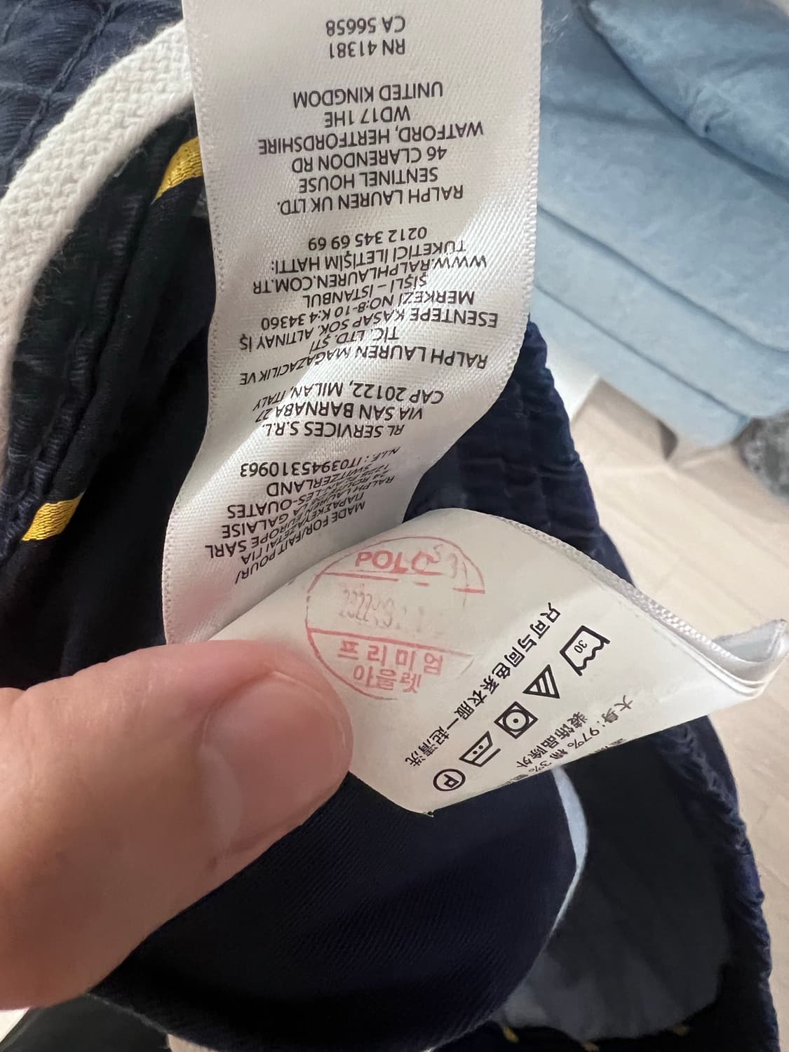 폴로 랄프로렌 프렙스터 클래식핏 면바지 치노팬츠 32 상품이미지5