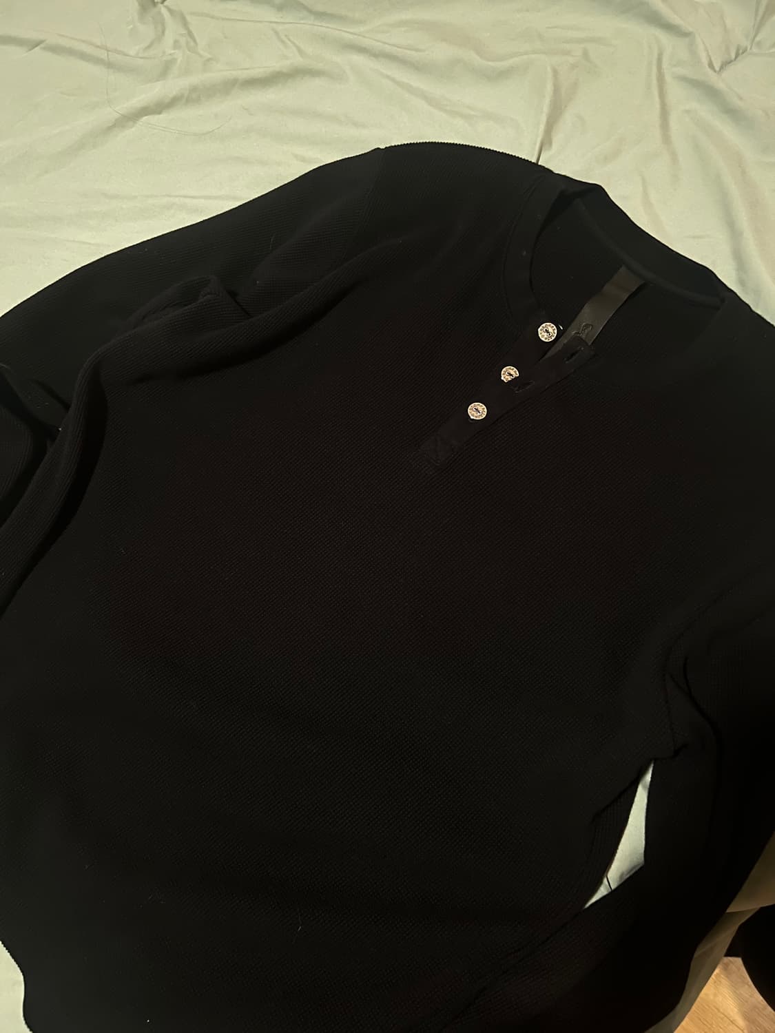 크롬하츠 세메터리 헨리넥 와플 니트 상품이미지1