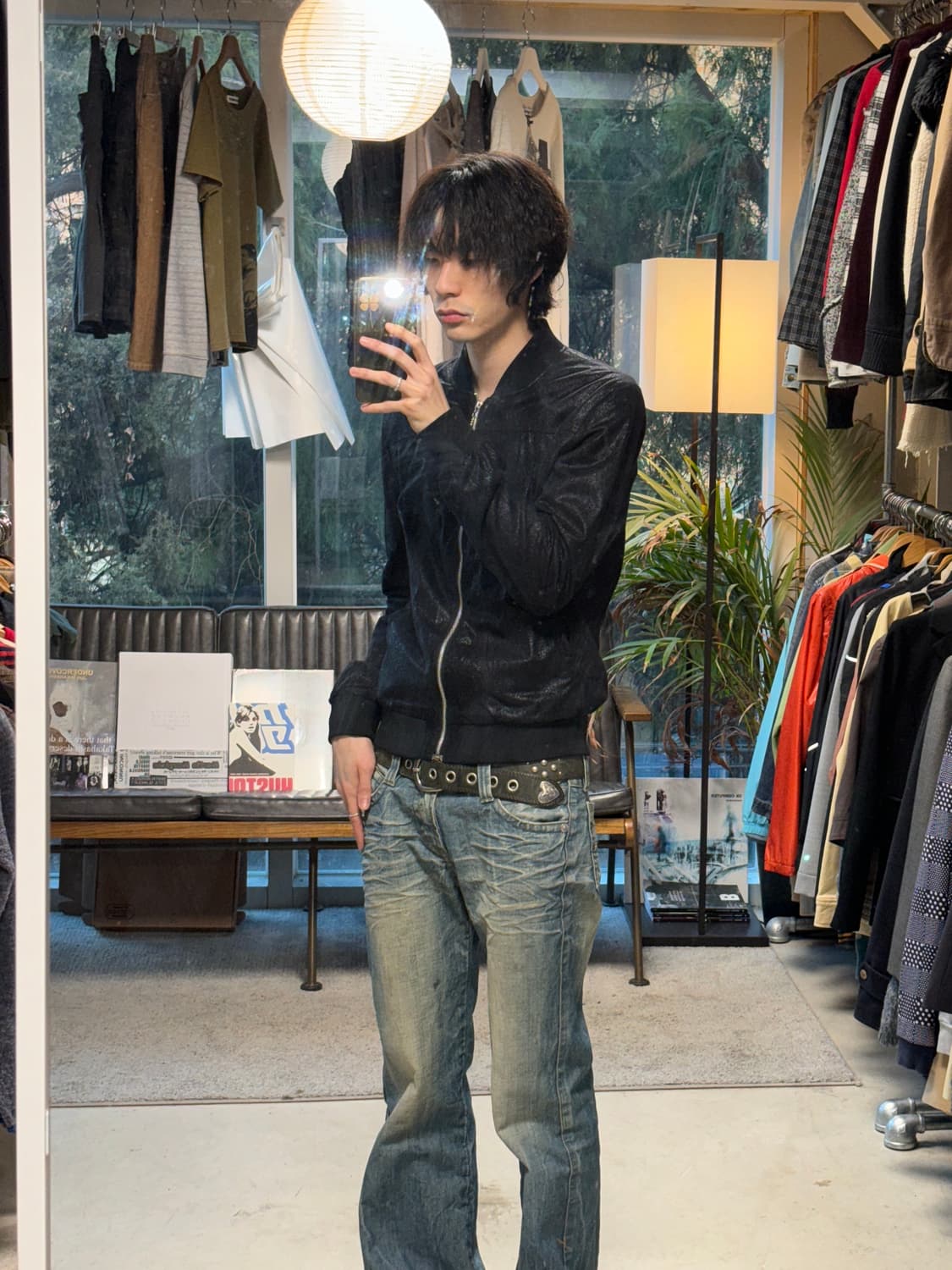 Hare 코티드 봄버자켓 상품이미지4