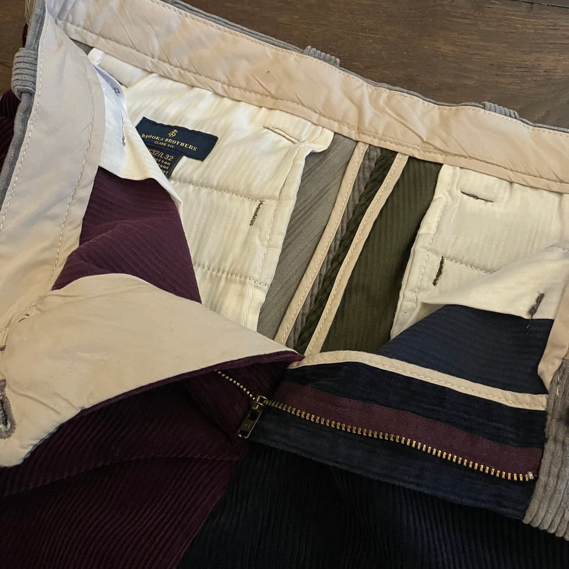 브룩스 브라더스 멀티컬러 코듀로이 팬츠 32 상품이미지4