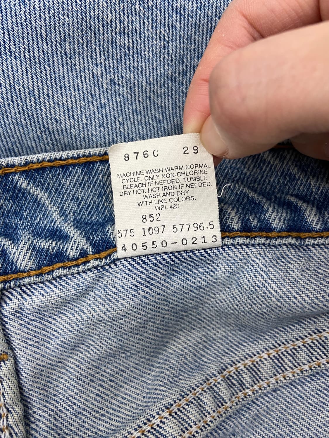 90's 리바이스 550 오렌지탭 [045] 상품이미지9