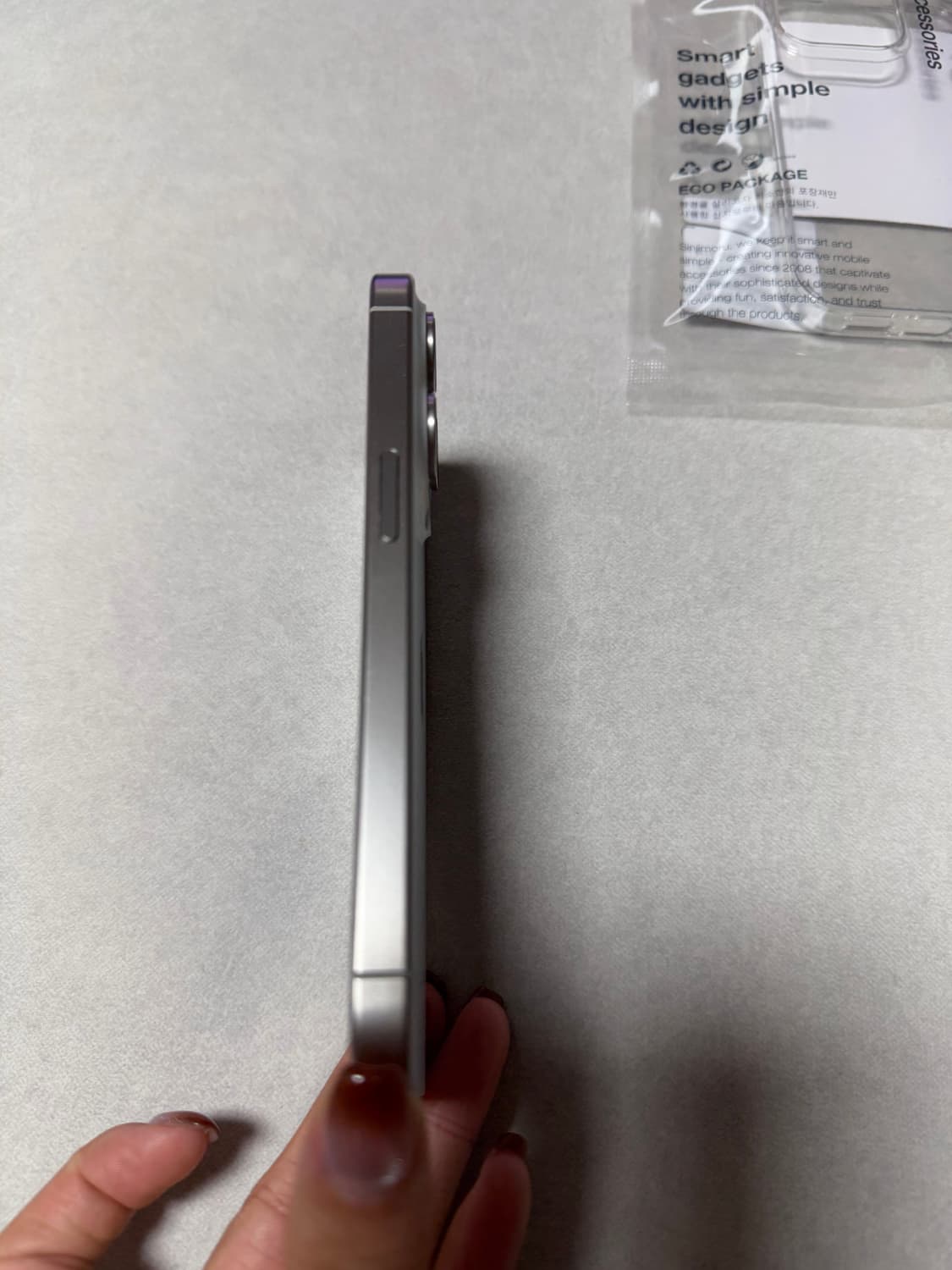 아이폰15프로 실버 256기가 배터리 81% 상품이미지5