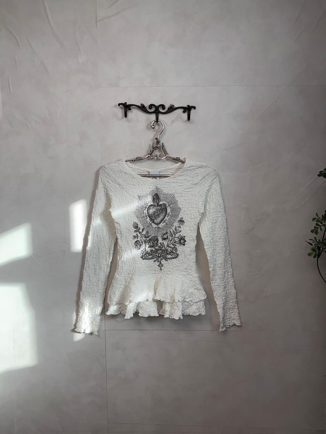 MIDNIGHT MOVE cc heart t white (새제품) 상품이미지2