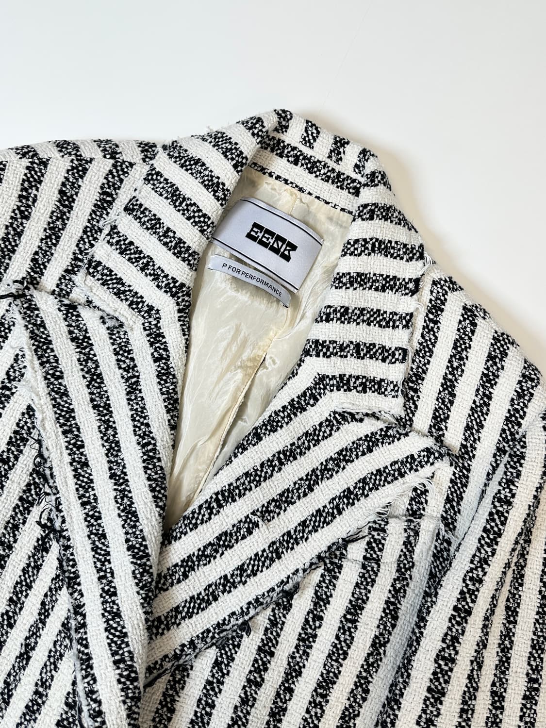 EENK  잉크 트위드 스트라이프 자켓 (44-66) 상품이미지3