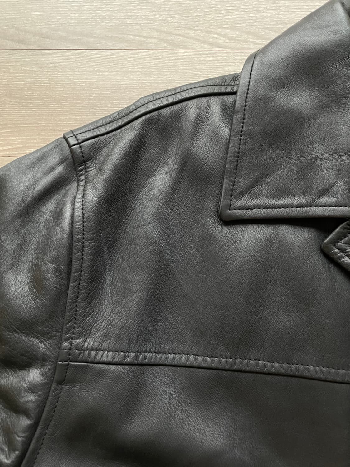 90s 올드갭 레더 카코트 gap carcoat 상품이미지5