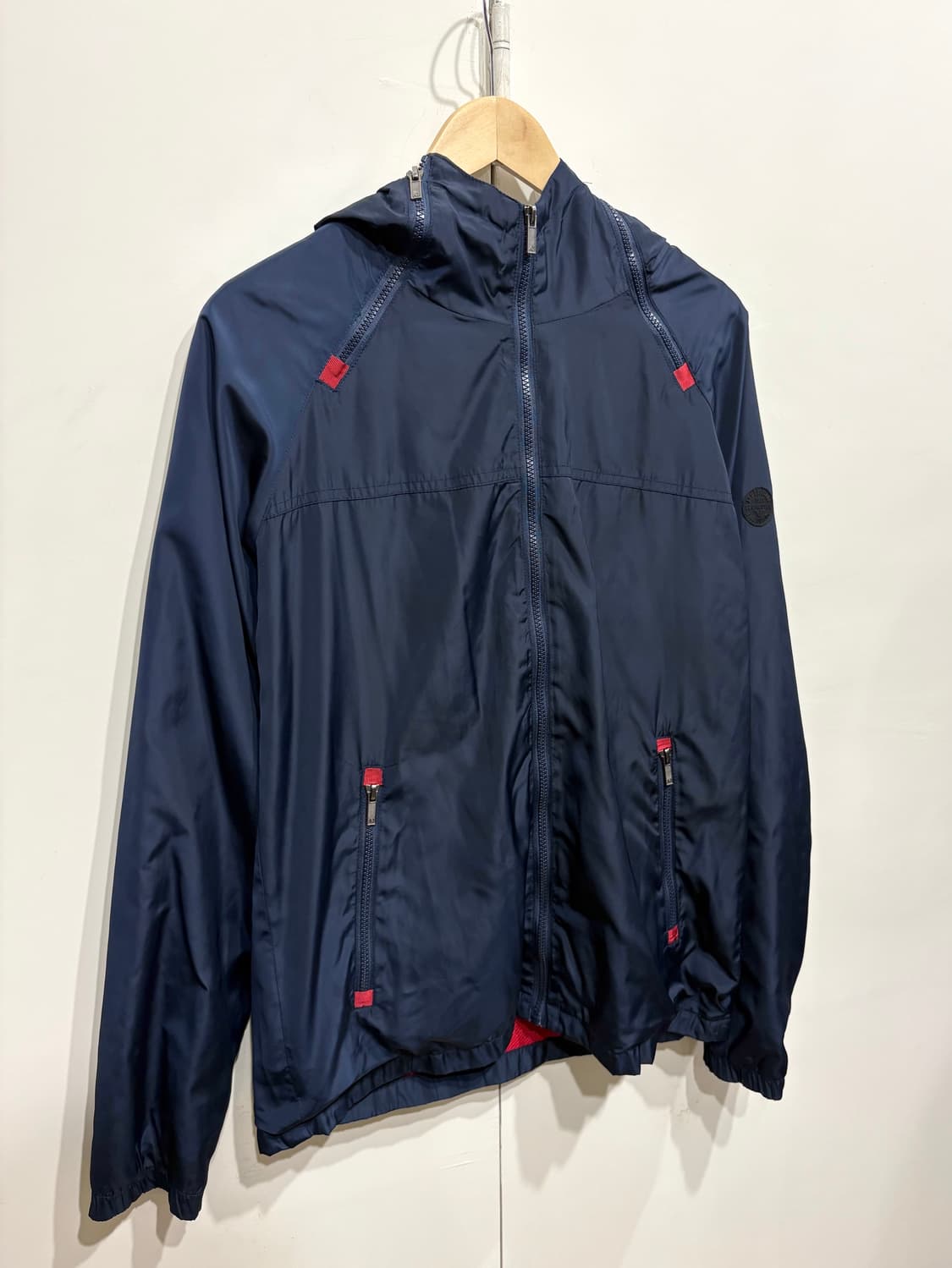 아르마니 진스 폴리쉘 후드 자켓 상품이미지2