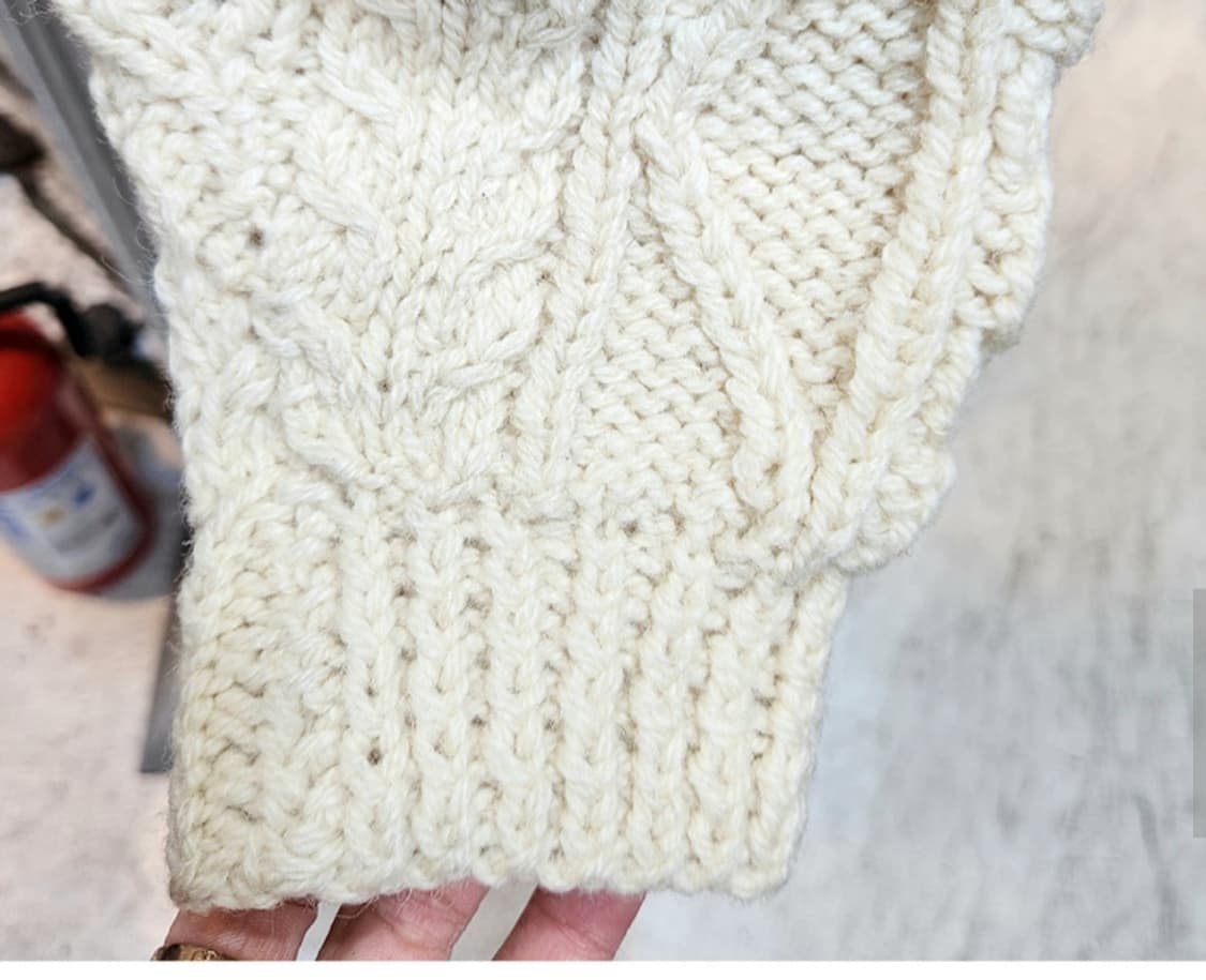 Kinvara 도톰한 아일랜드산 핸드메이드  빈티지 스웨터 상품이미지5