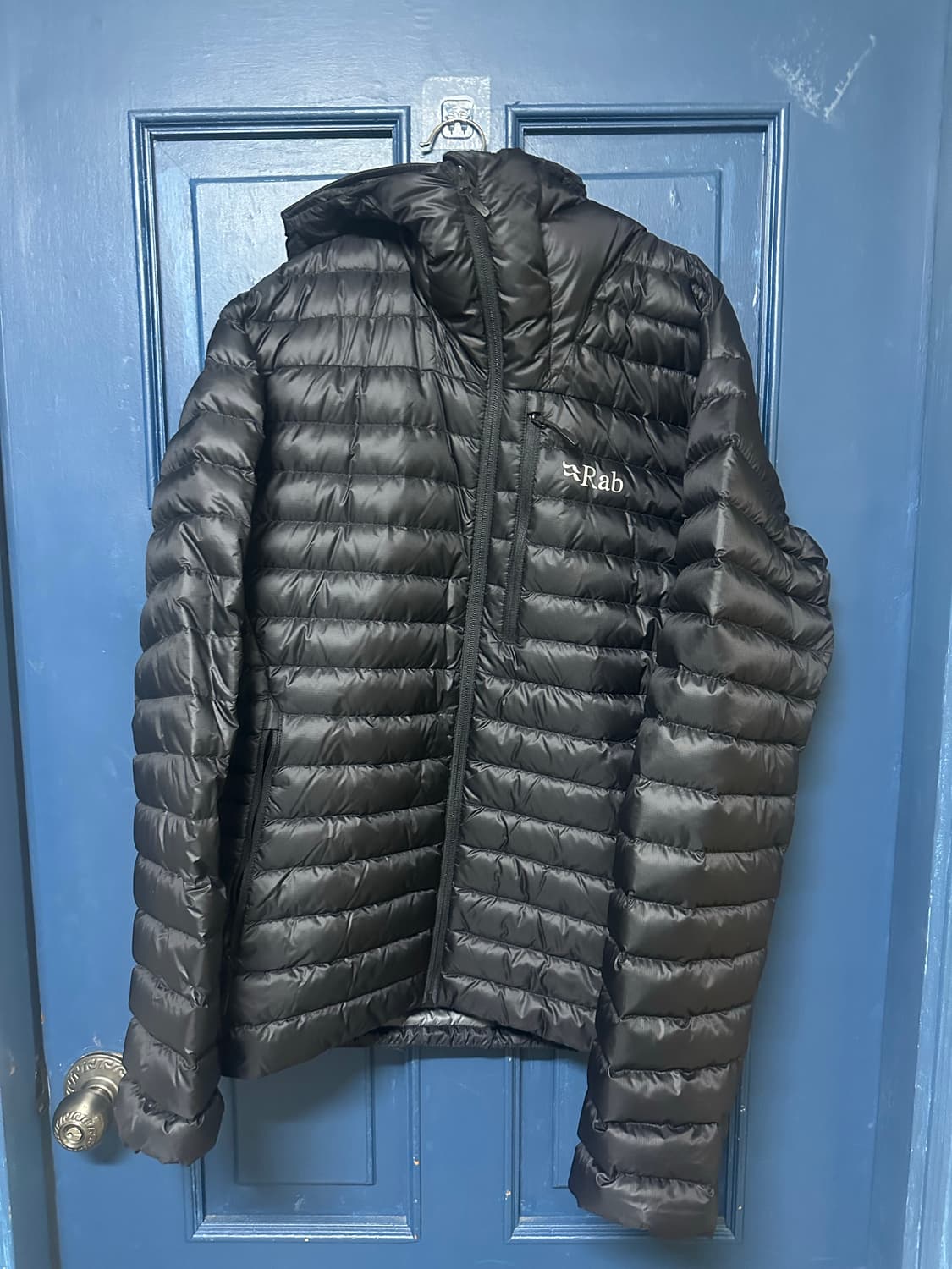 예약중)랩 RAB 마이크로 라이트 알파인 자켓 L 거의 새제품 상품이미지3