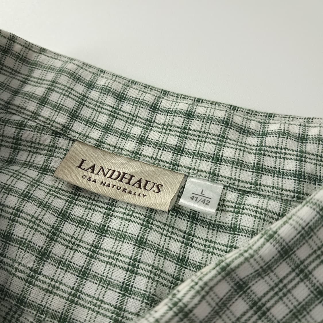 CK240 L 란트하우스 90s 독일 트라흐텐 바바리안 알펜 반팔 셔츠 상품이미지3