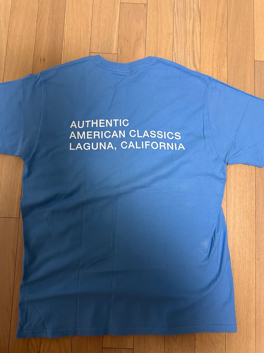 (탭만땐 새상품!!) 스투시 하늘색 반팔 티셔츠 M 상품이미지6