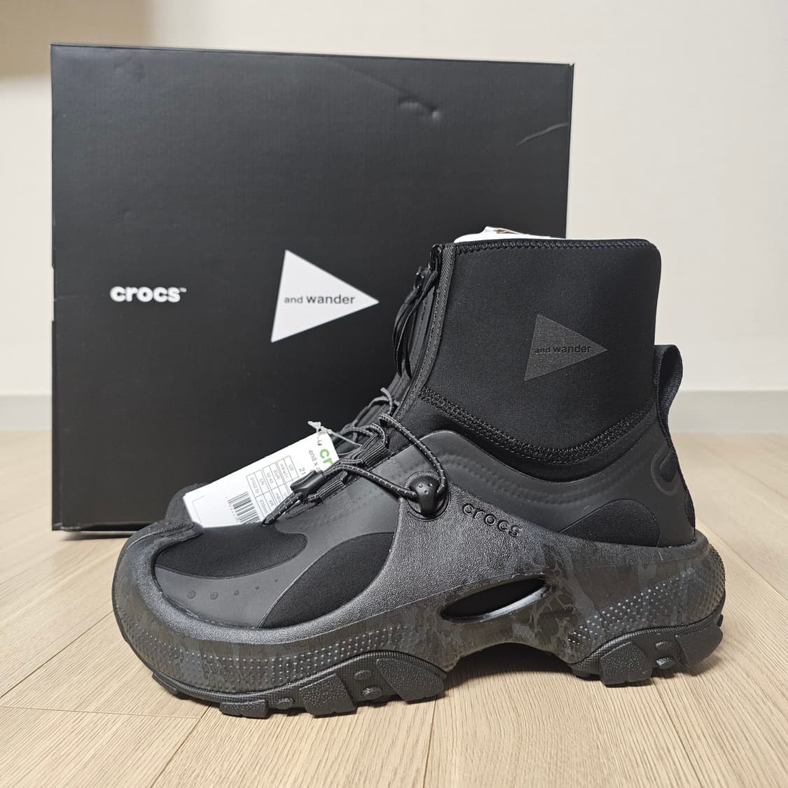 270 새제품) 크록스 x 앤드 원더 x 엔드 트레일 브레이크 블랙 상품이미지1