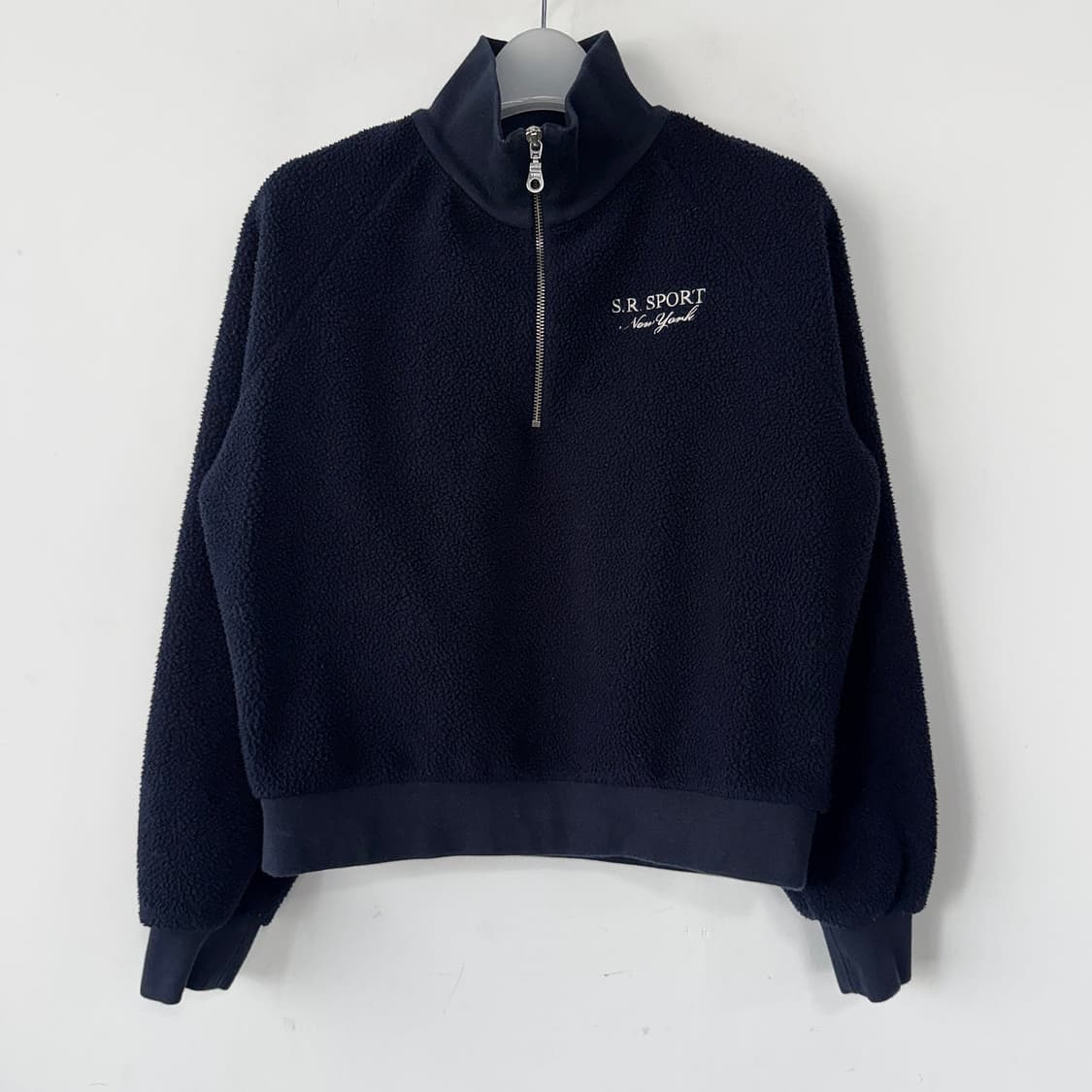 스포티앤리치 23 플리스 하프집 풀오버 상품이미지2