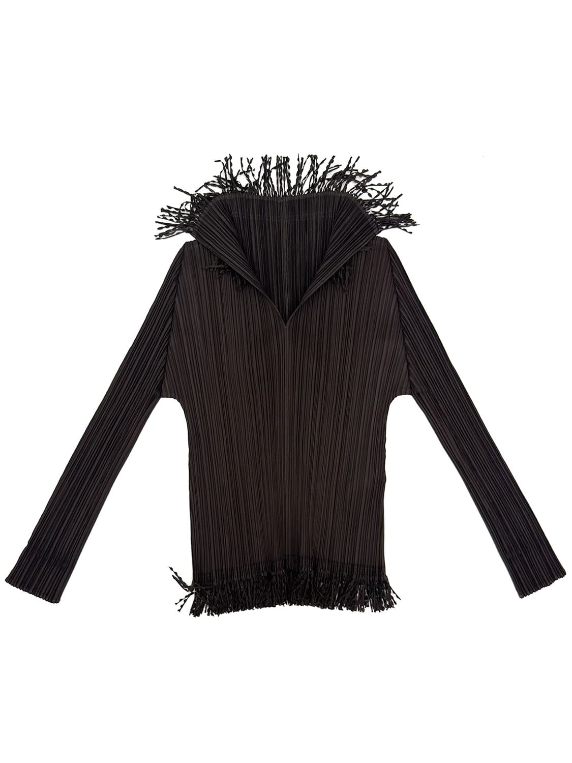 Pleats Please Fringed High Neck Top/ 3 상품이미지3
