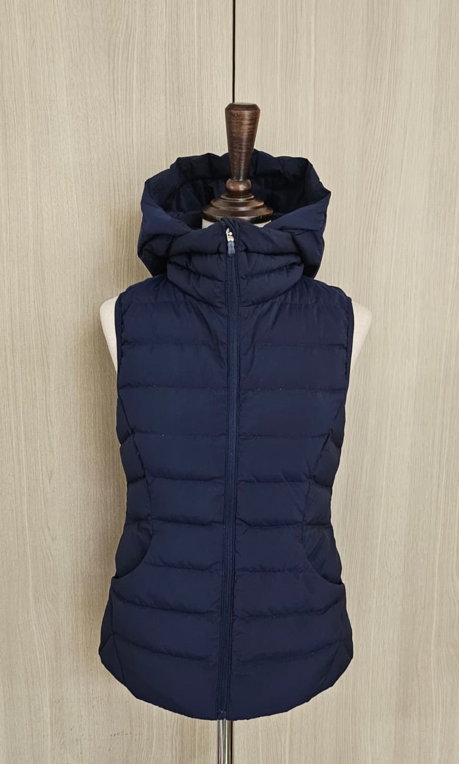 안다르 Andar 여성 오리털 미쳤다핏 요가패딩 누빔 조끼44~55 상품이미지3