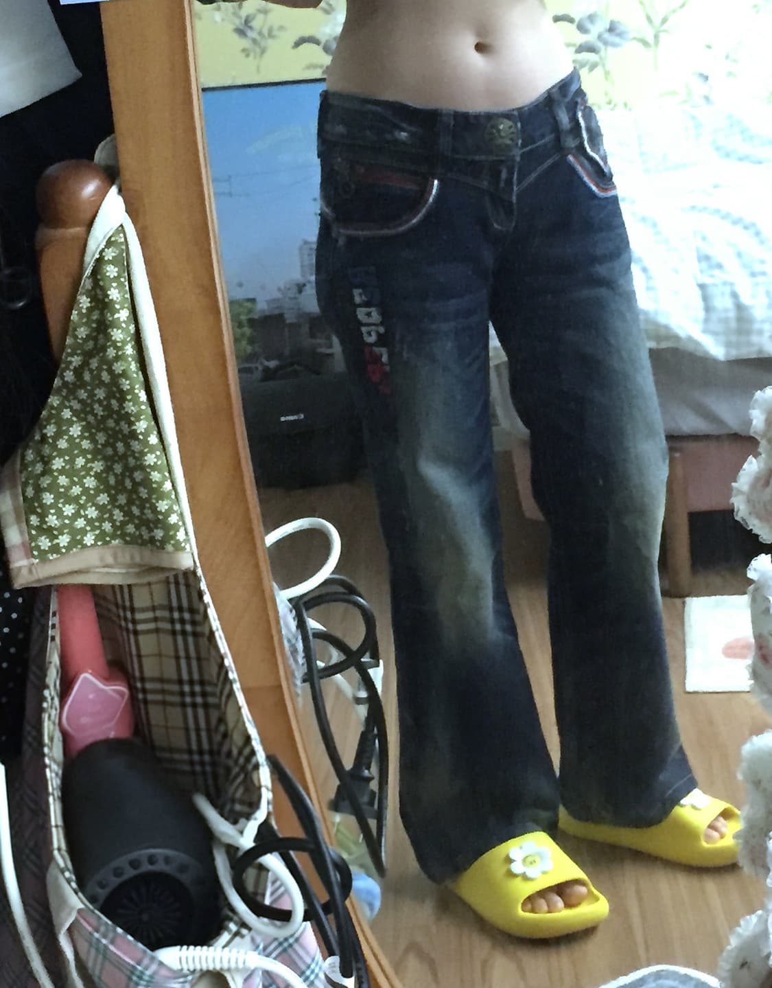 red pepper 레드 페퍼 로우라이즈 데님 팬츠 상품이미지4