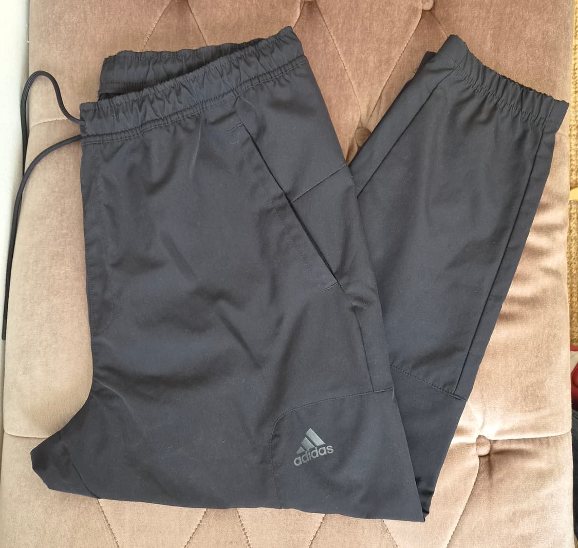 아디다스 남성  블랙 밴딩트랙팬츠
 상품이미지1