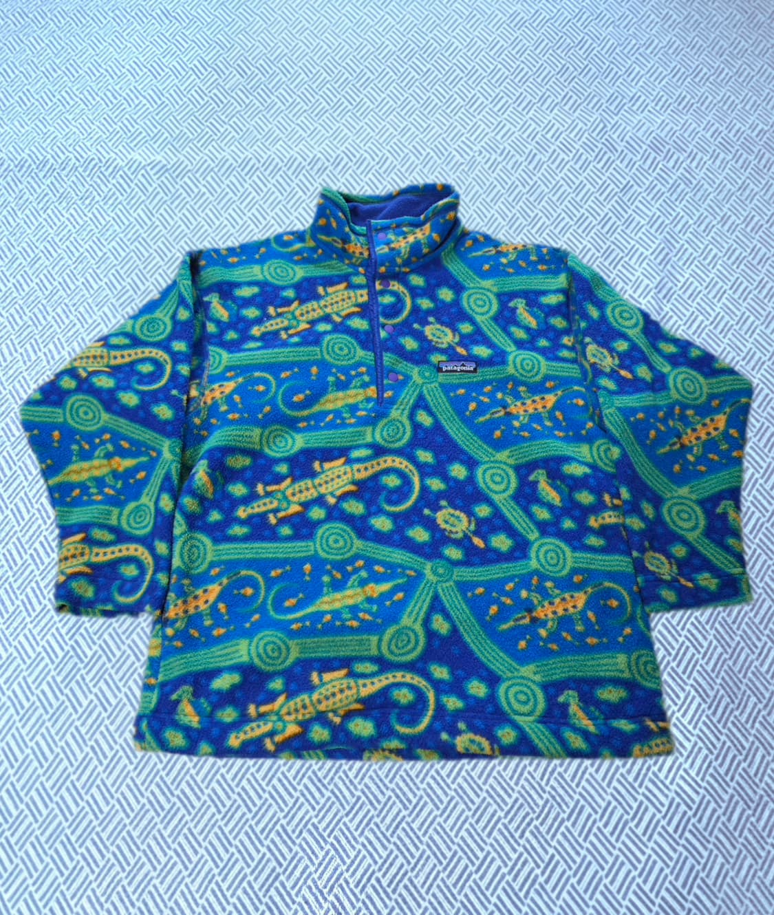 (xl/~55)파타고니아 90s Usa 악어 신칠라 M 상품이미지1