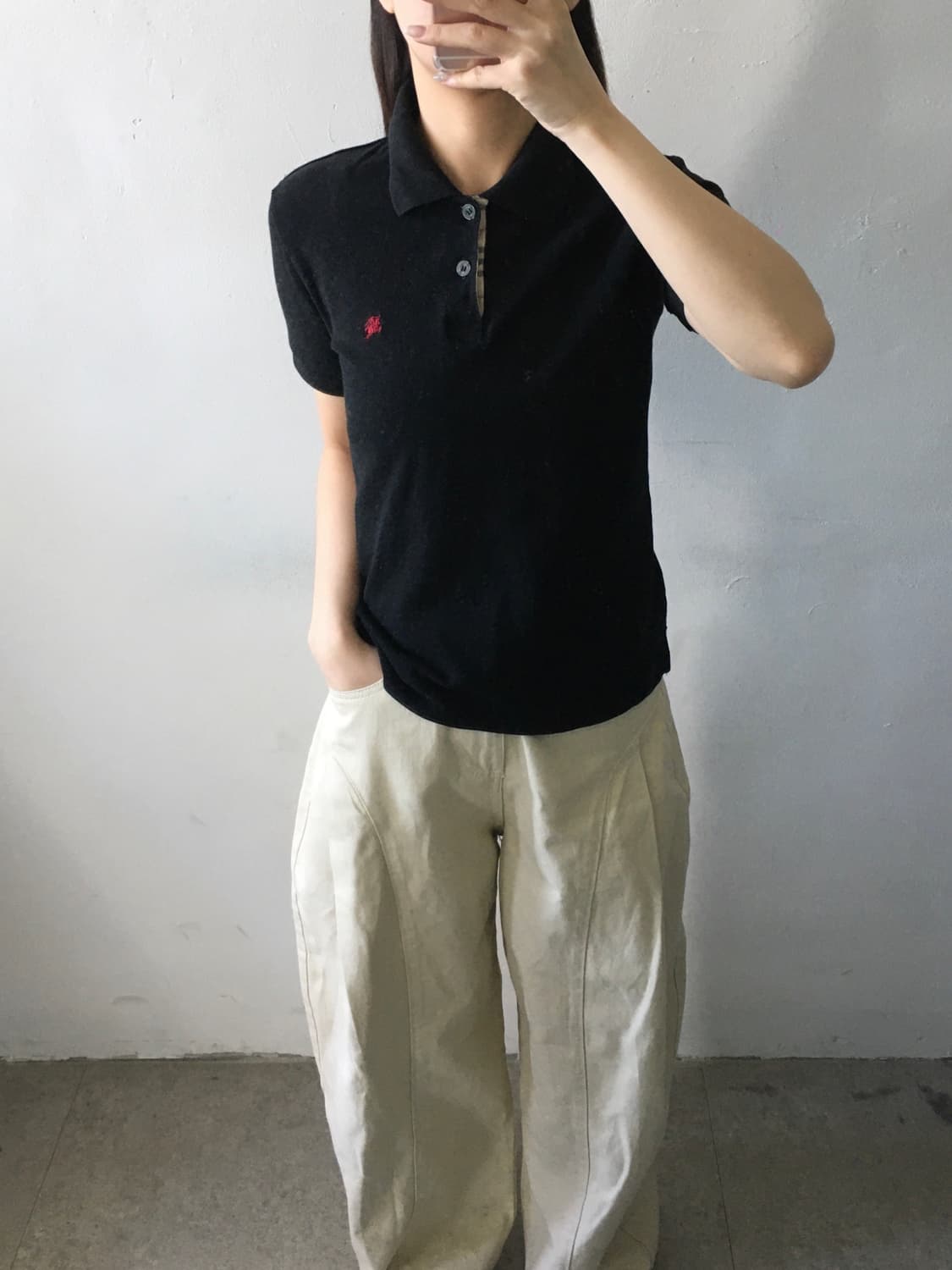 버버리 체크 피케티 상품이미지1
