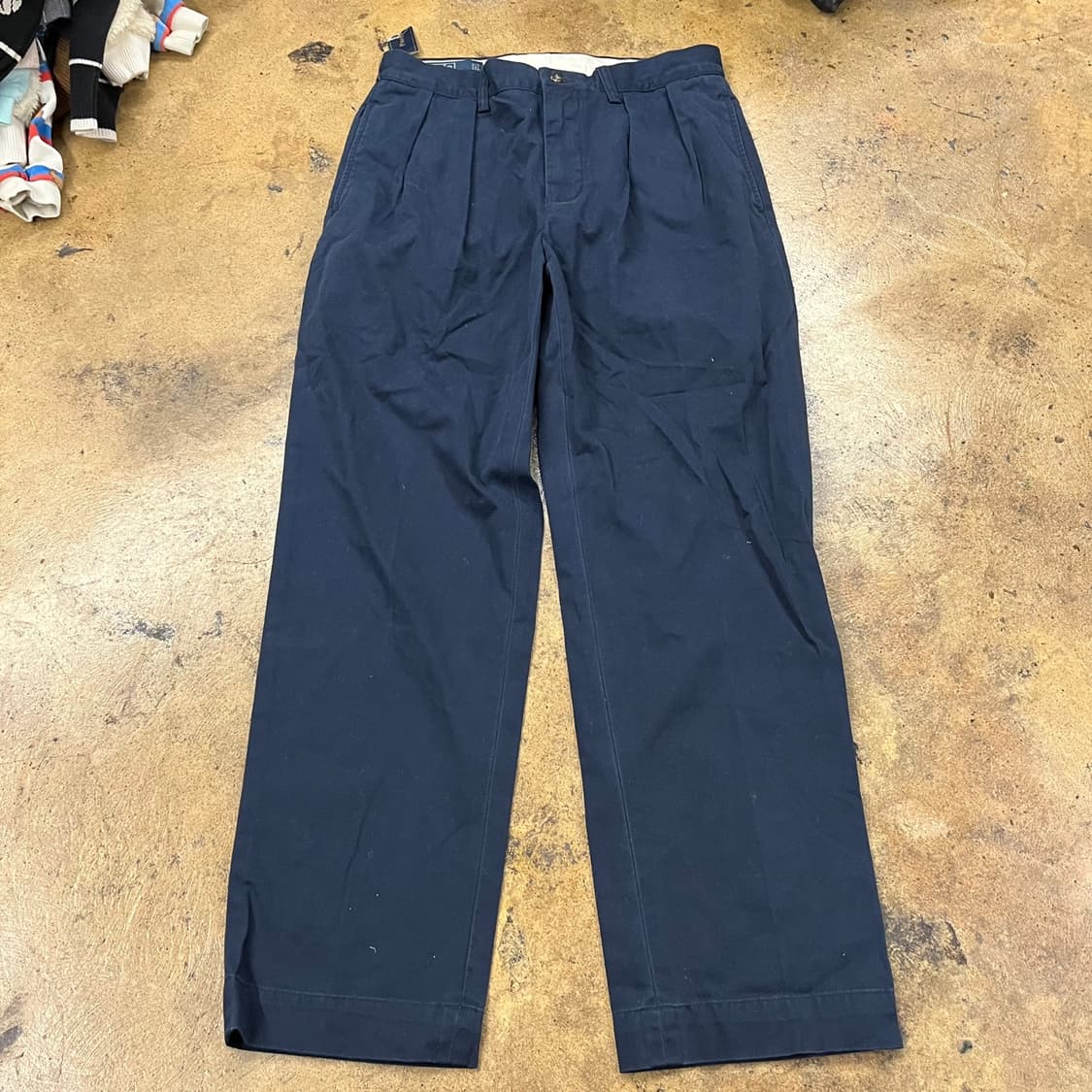 [정품] 폴로 랄프로렌 네이비 플리츠 바지 팬츠 상품이미지2