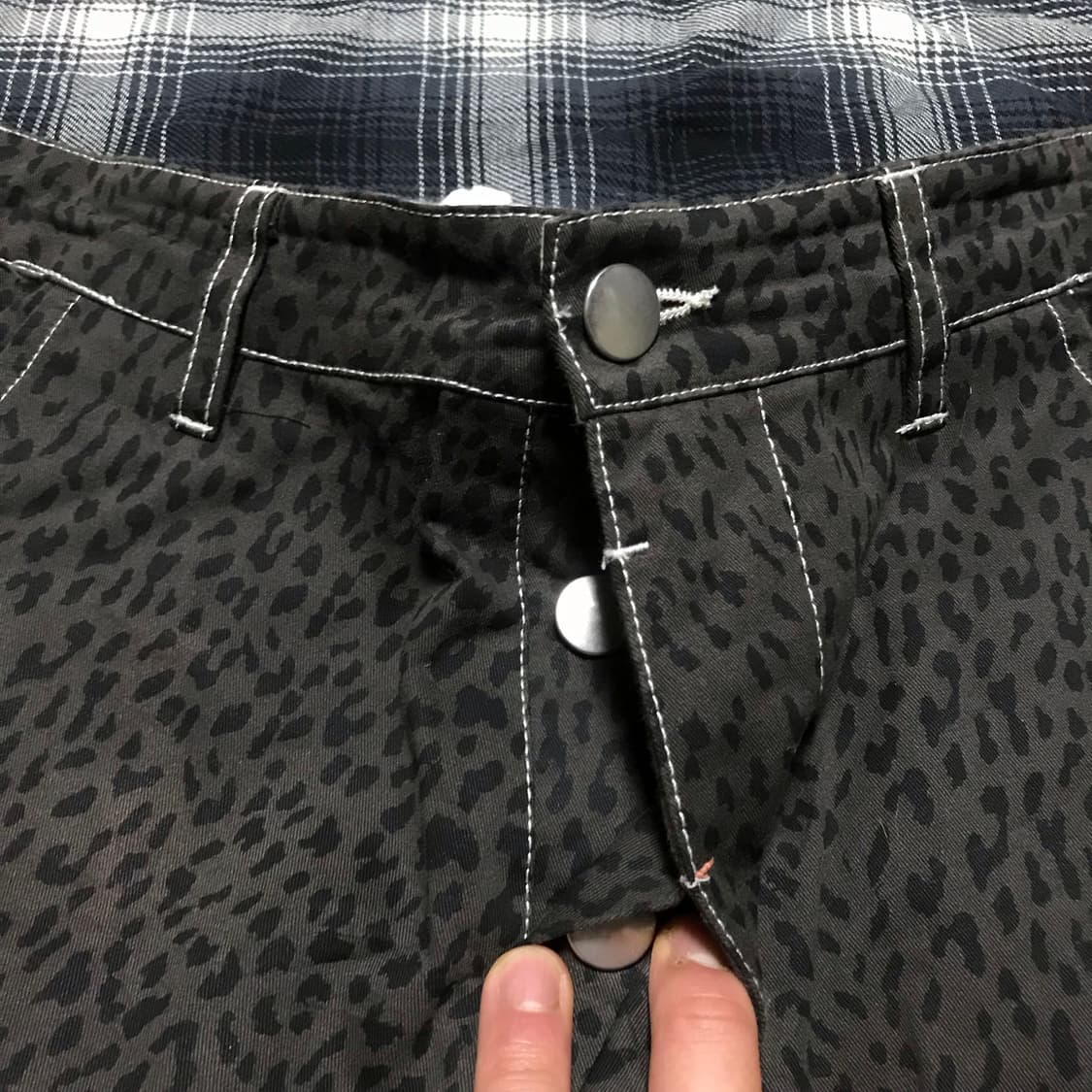 재팬 큐브슈가 00s 레오파드 브라운 카펜더 쇼츠 상품이미지4