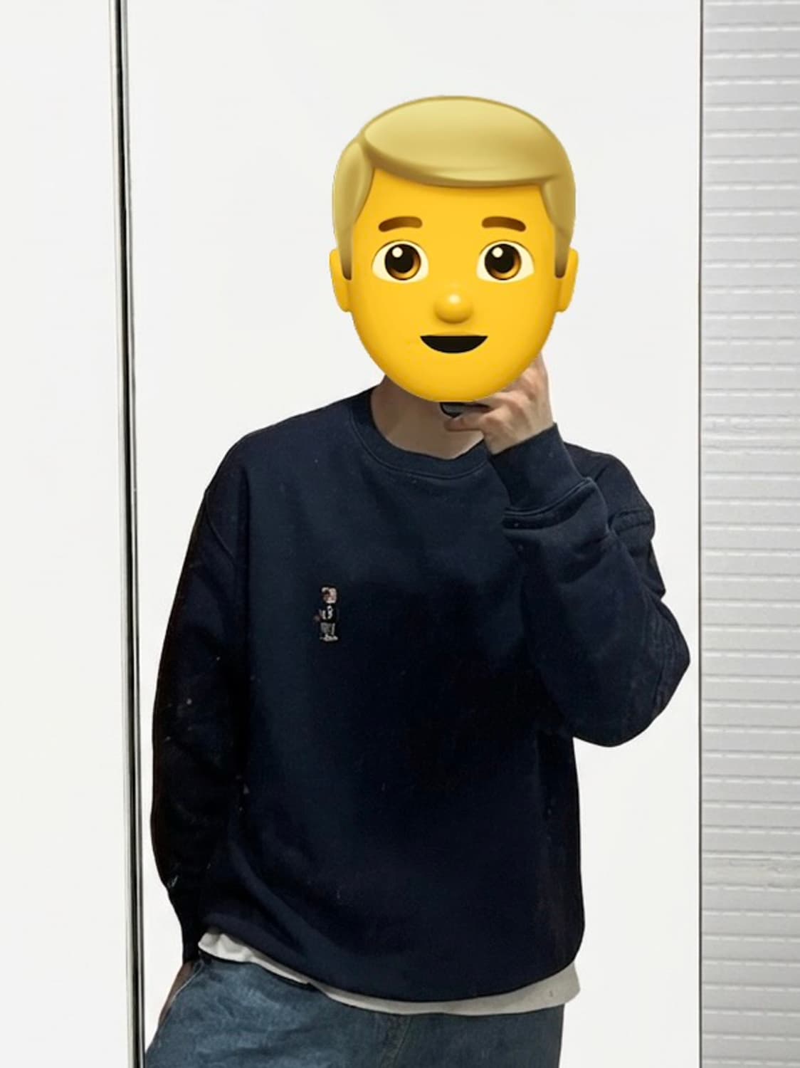 [ YALE 곰돌이 네이비 맨투맨 L ] 상품이미지8