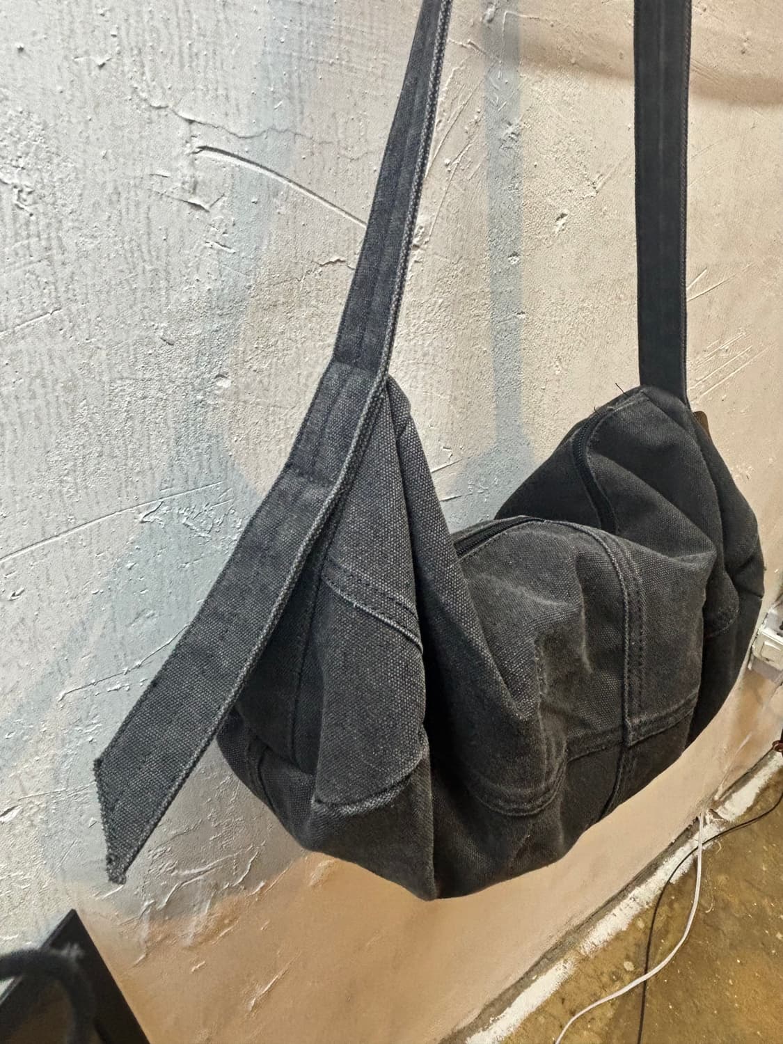 스컬프터 빈티지 캔버스 더플백 상품이미지3