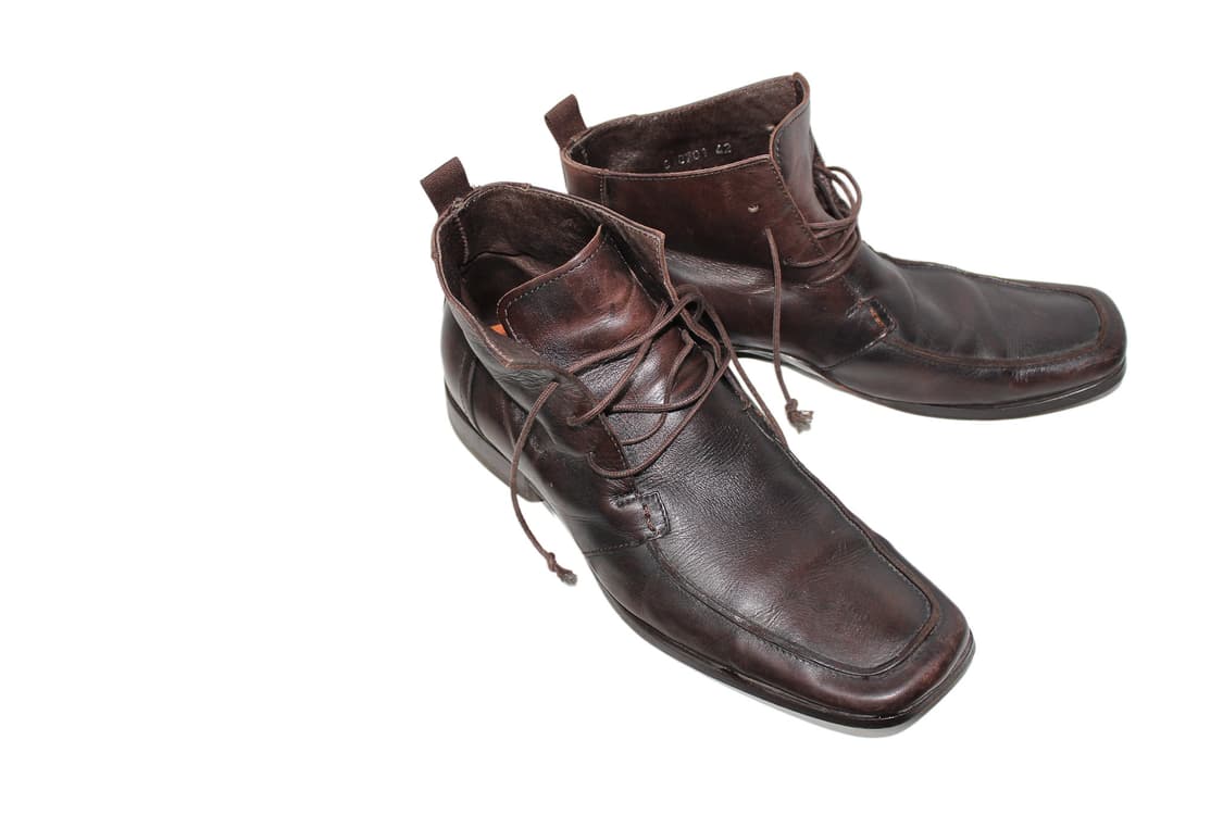 1990s BALENCIAGA 발렌시아가 카프레더 레이스업 부츠 상품이미지3