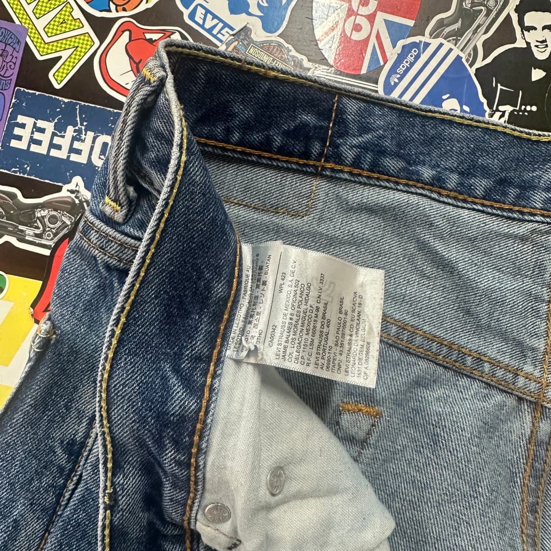 리바이스 550 블루 진 데님 팬츠 34 상품이미지7