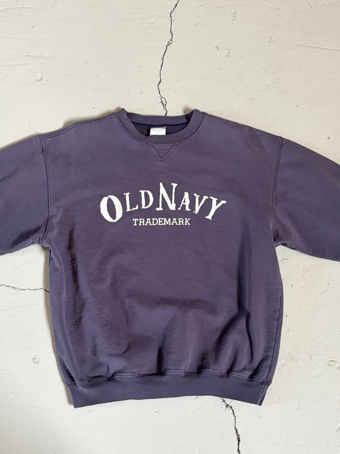 90s 올드 네이비 (OLD NAVY) 썬페이딩 네이비 스웻셔츠 상품이미지2