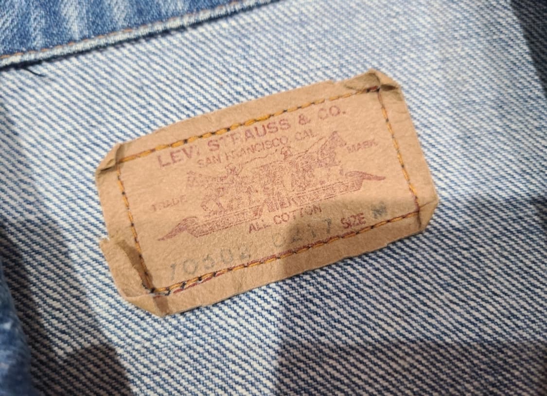 80년대 리바이스 데님자켓 상품이미지2