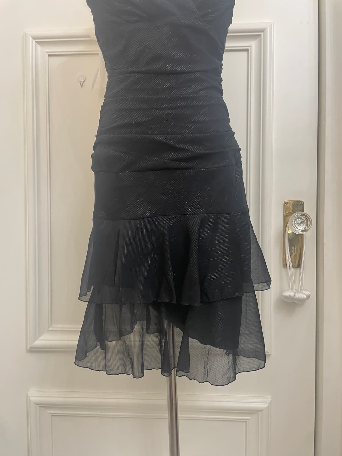 black glitter point draping summer midi 상품이미지8