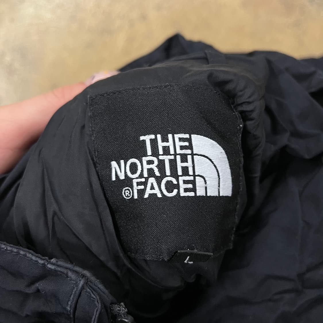 [정품/L] 노스페이스 블랙 바람막이 후드 자켓 b16 상품이미지5