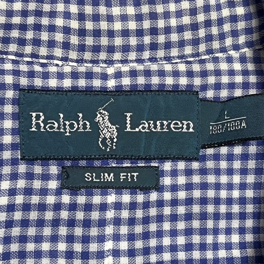 L 폴로랄프로렌 엘로우 포니 자수 체크 셔츠 상품이미지3