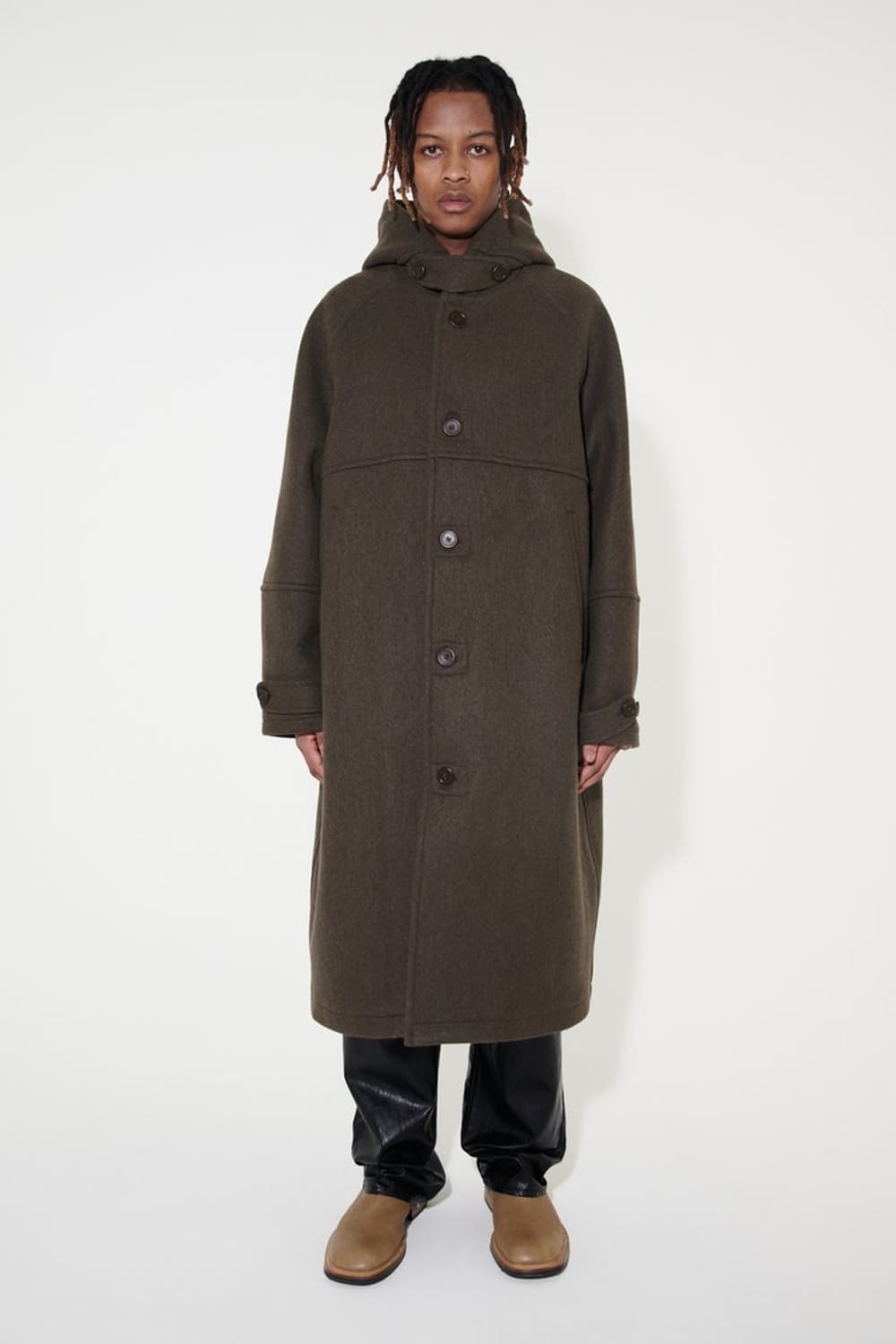 아워레가시 후드 더플 코트 상품이미지6