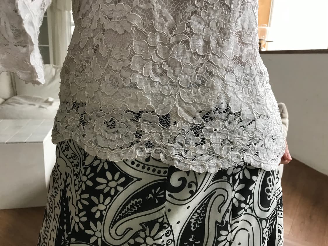 vintage lace top 상품이미지4