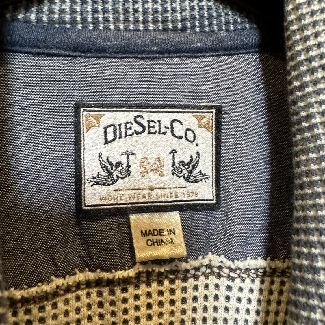 디젤 니트 가디건 자켓 래글런 와플 텍스쳐 스트치 디테일 네이비 상품이미지5