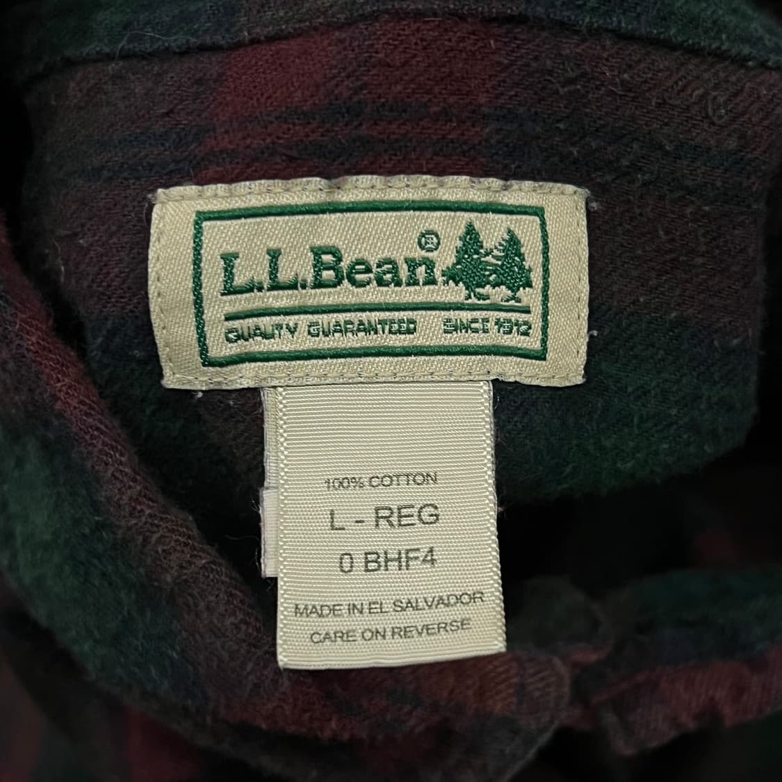  엘엘빈 플란넨 체크 하프 셔츠 y16213 상품이미지6