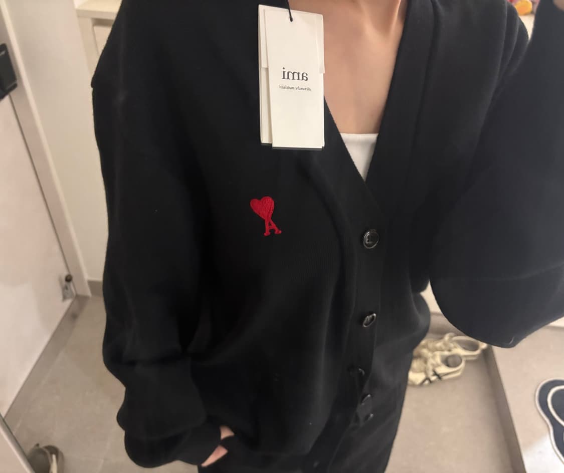 새상품) 아미 블랙 가디건🖤 상품이미지2