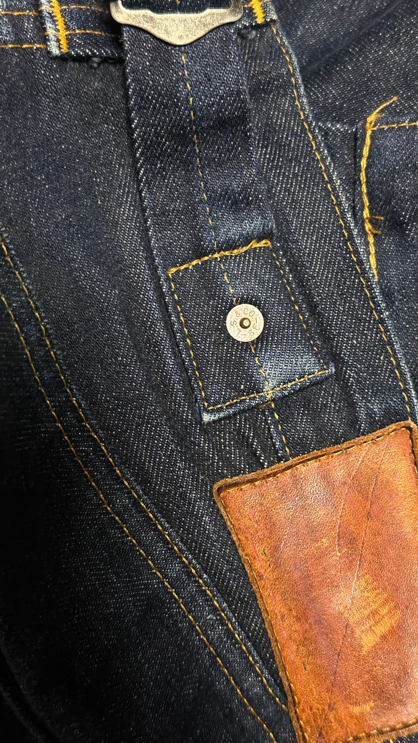 리바이스 501XX BIG E 신치백 셀비지 팬츠 W32 L28 상품이미지2