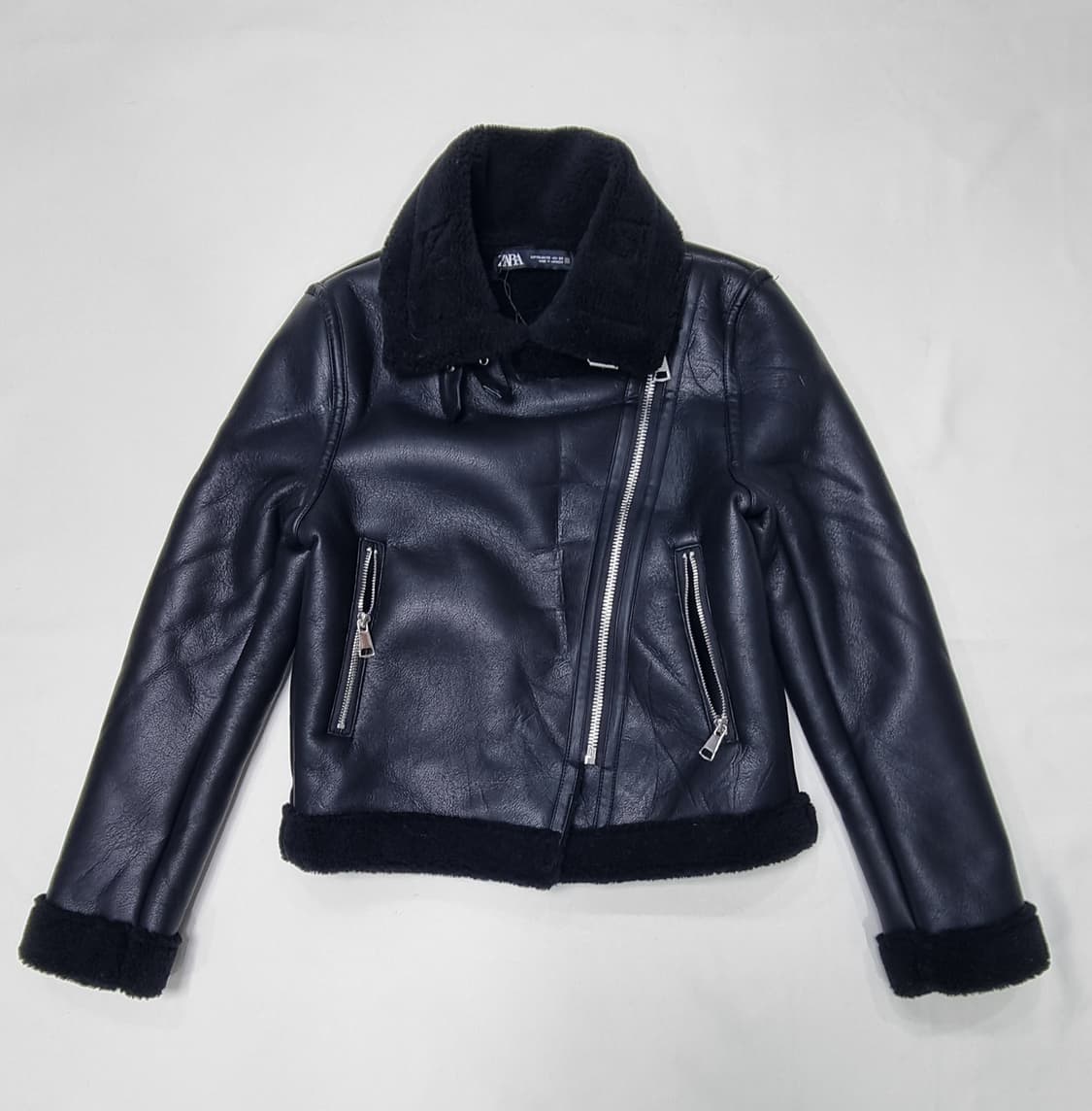 자라 에코퍼 무스탕 자켓 XS _ 여성 상품이미지1