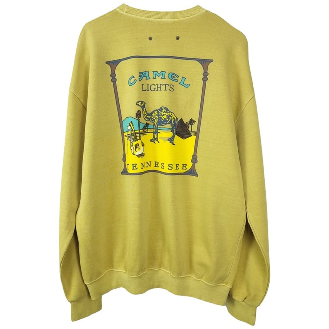 [카멜] 오버사이즈 맨투맨 머스타드 M20000 상품이미지3