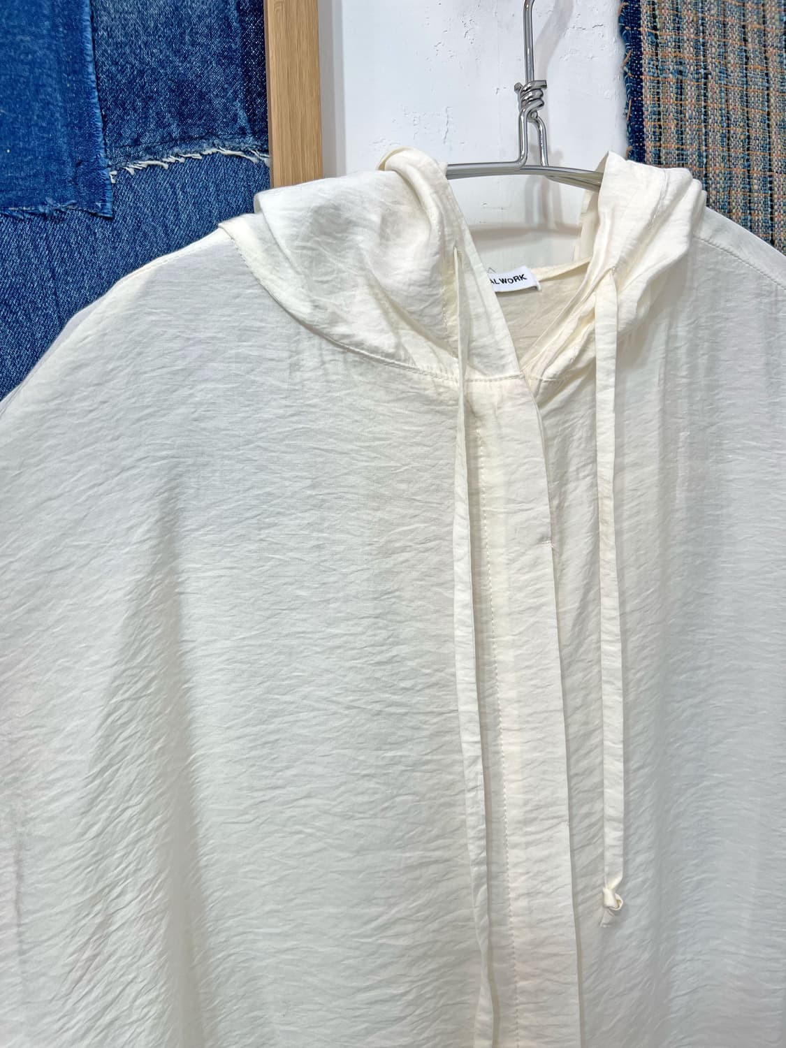 👧🏻GLOBAL WORK    hooded rayon shirt 상품이미지8