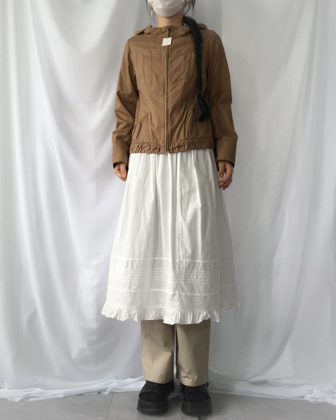 High neck hood jacket 상품이미지7