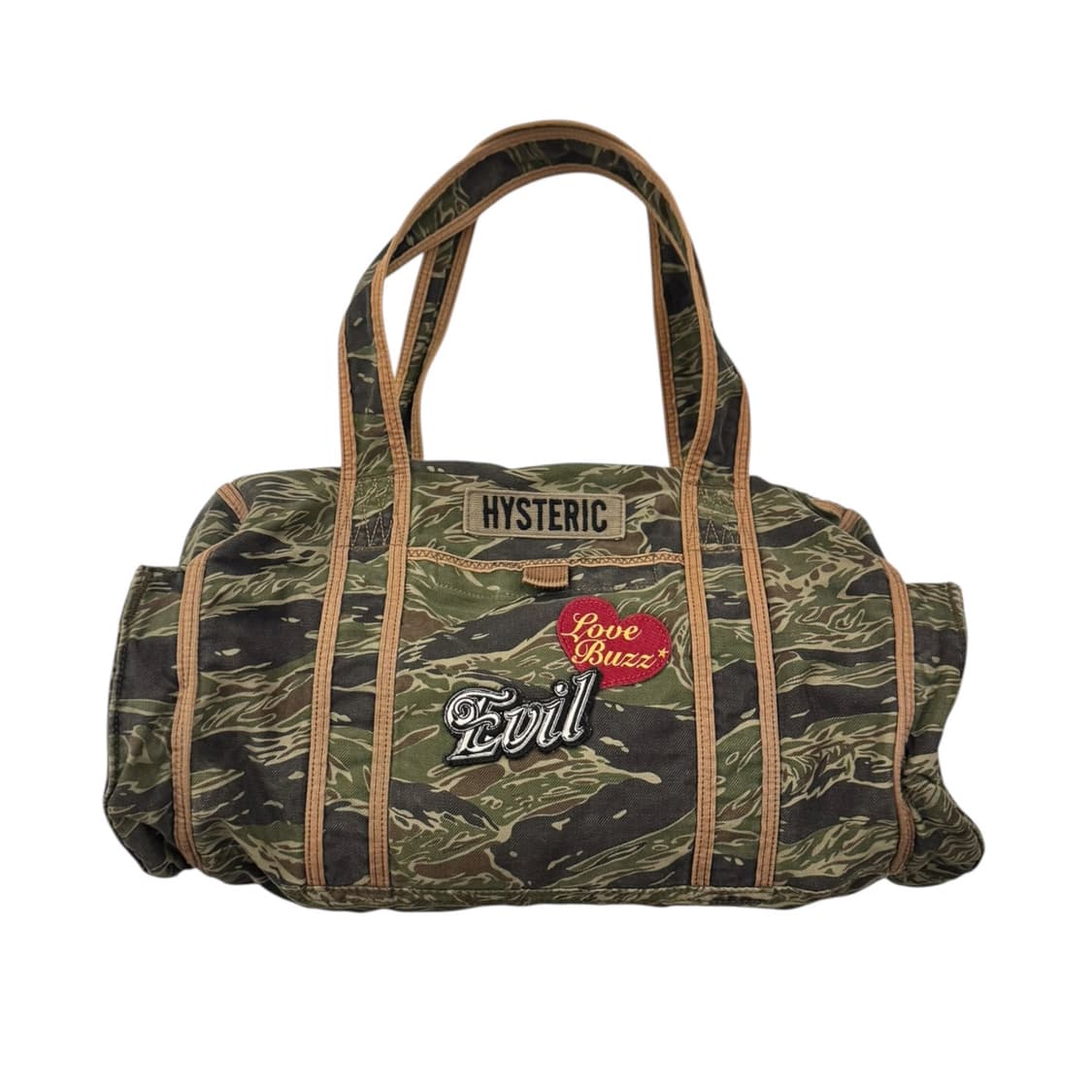 히스테릭글래머 타이거 카모 보스턴백 올리브 상품이미지2