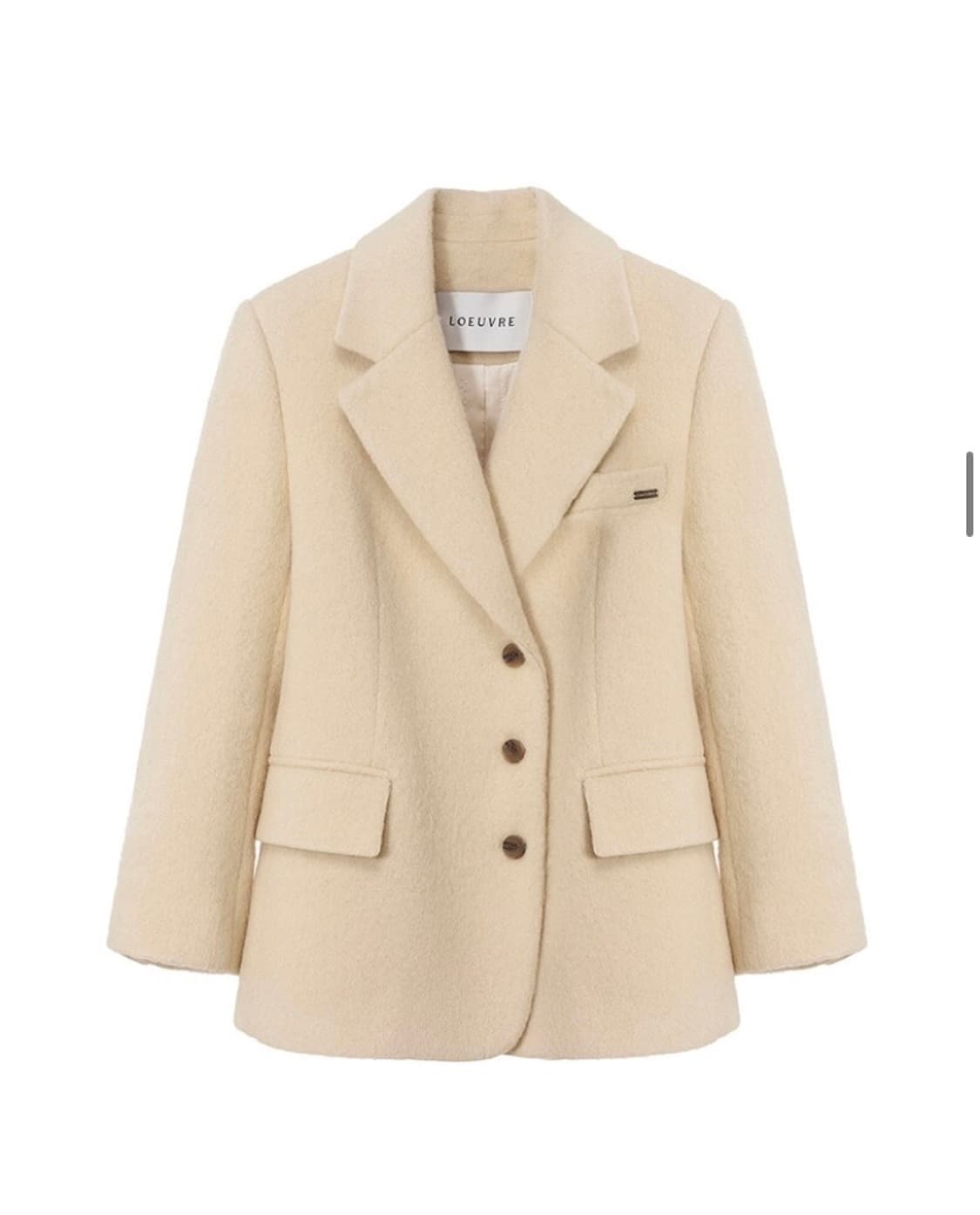 루에브르) Quilted Lined Alpaca Jacket SW4WJ9 상품이미지2