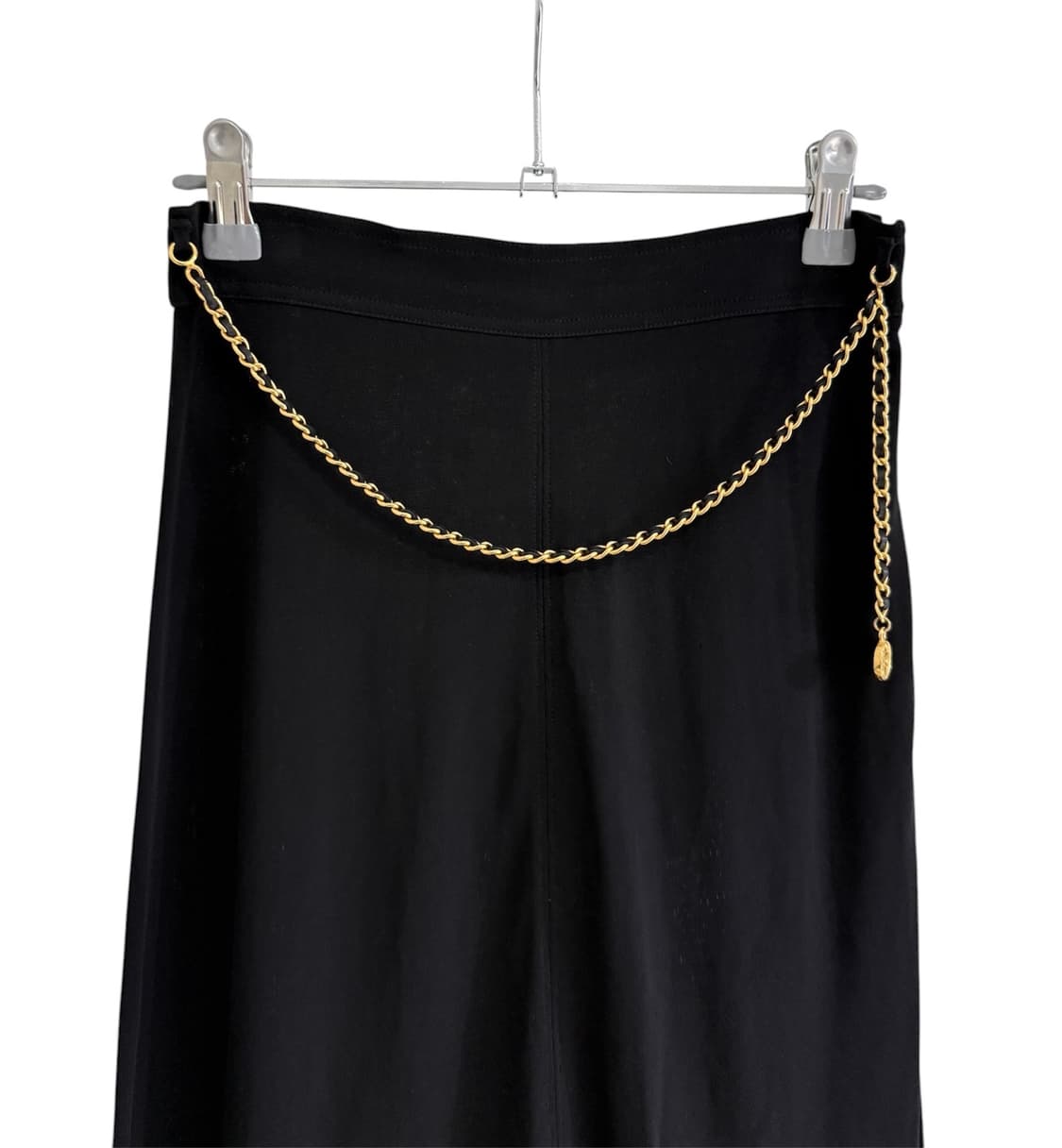 샤넬 97SS 블랙 골드 체인 스커트  상품이미지3
