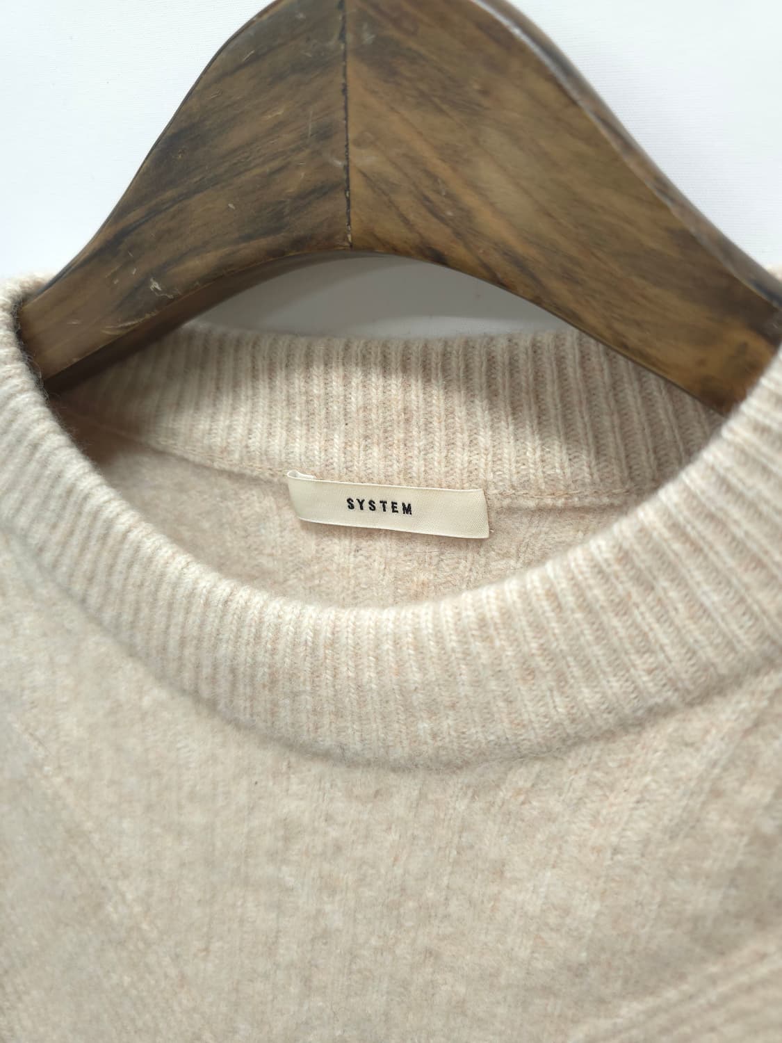 SYSTEM 아이보리 패턴니트 상품이미지4