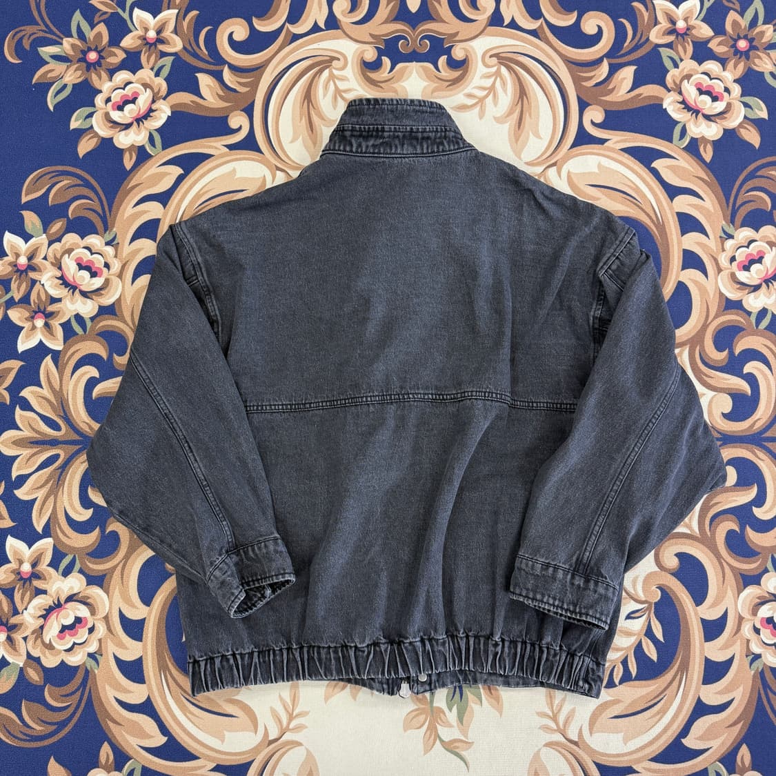 (XL)일꼬르소 ILCORSO 흑청 데님자켓(2WAY지퍼) 상품이미지5